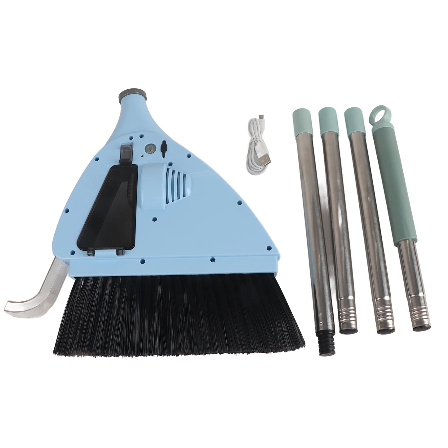 Cordless Electric Broom & Vacuum 2-in-1 - USB
