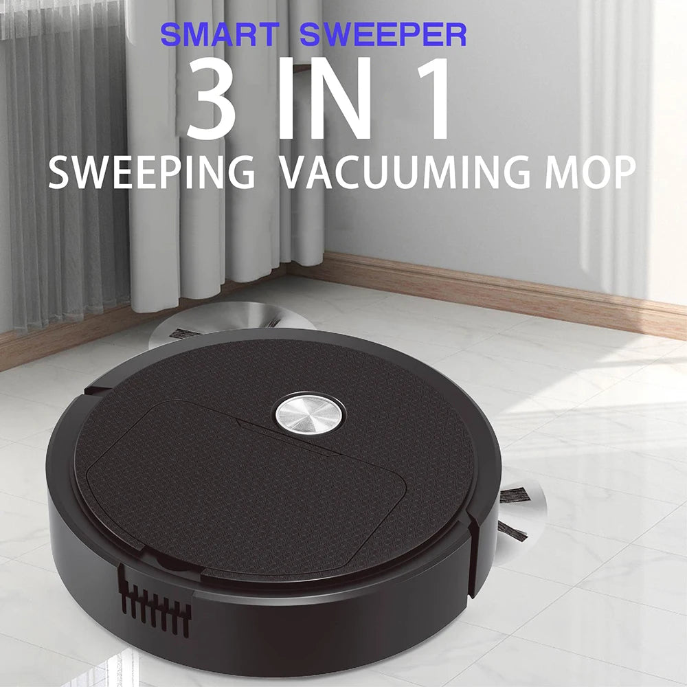 Smart Sweeping Robot - 3-in-1  - Home Cleaning!