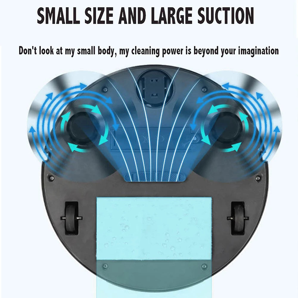 Smart Sweeping Robot - 3-in-1  - Home Cleaning!